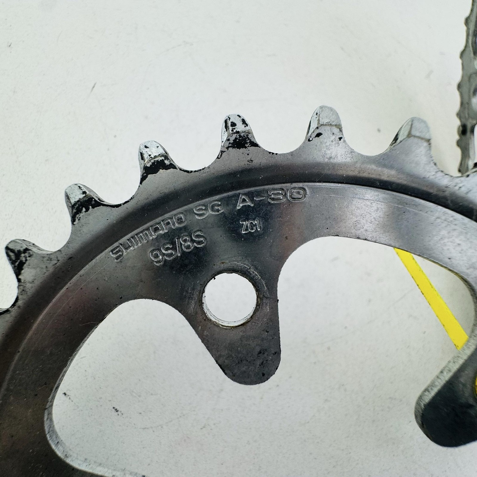 Vintage Shimano SG 52/42/30T Chainring Set 5-Bolt Silver 8/9 Speed Road Bike A83
