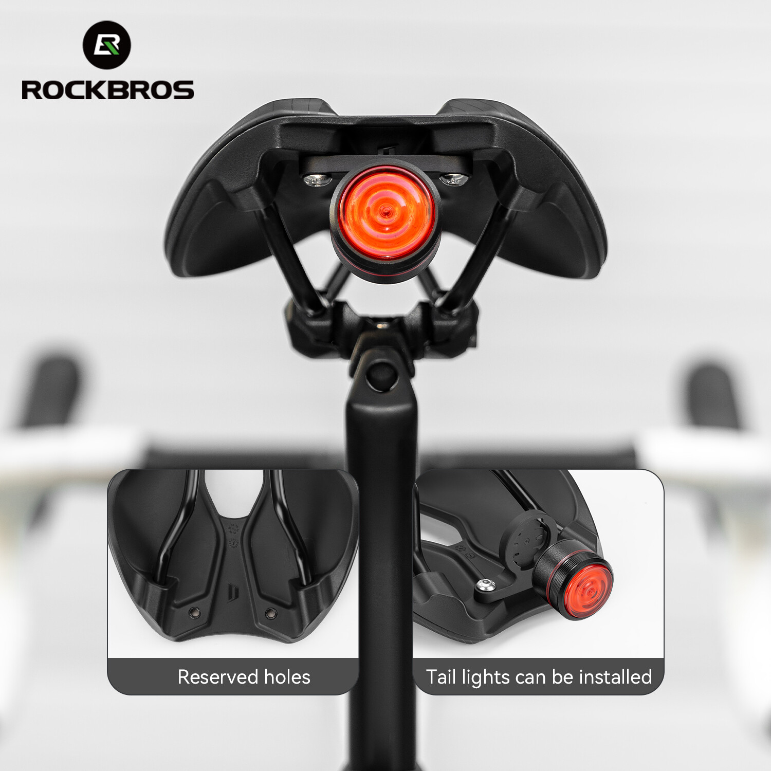 ROCKBROS Bike Seat Waterproof Ergonomic Design Comfortable Soft Bicycle Cushion