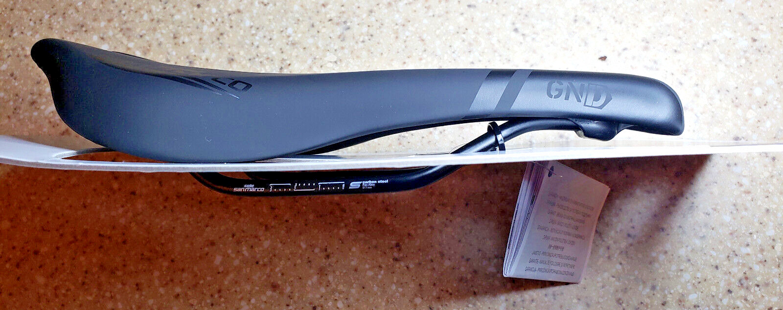 NEW NIB Selle San Marco GND Full Fit Wide Bicycle Saddle Black 222g W145 L262mm