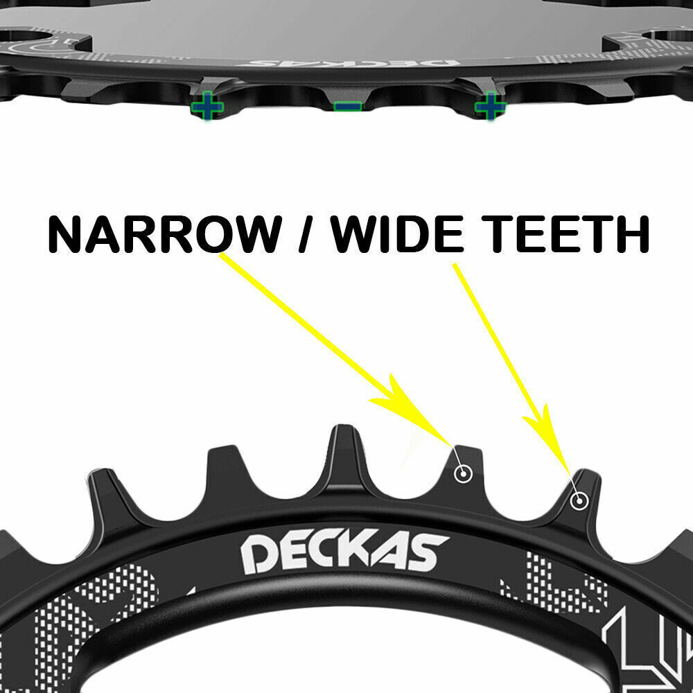 DECKAS 94+96BCD Narrow Wide Chainring 32T 38T 40T 48T 50T Round Oval Chainwheel