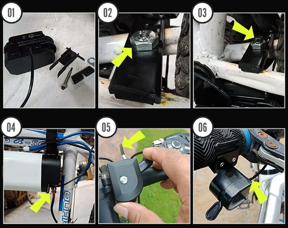 24V36V Bicycle Motor Speed Booster Kit Bicycle Friction Drive DIY Electric Bike