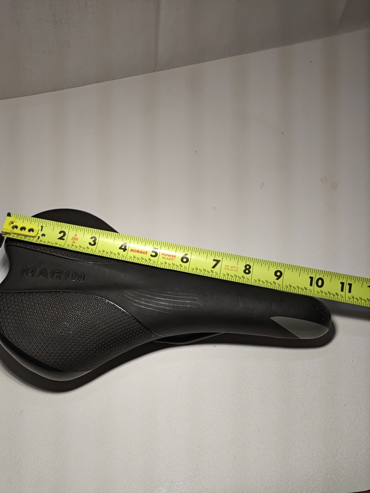 Marin Black Synthetic Comfort Bicycle Saddle Universal 7x7mm Rails Unisex