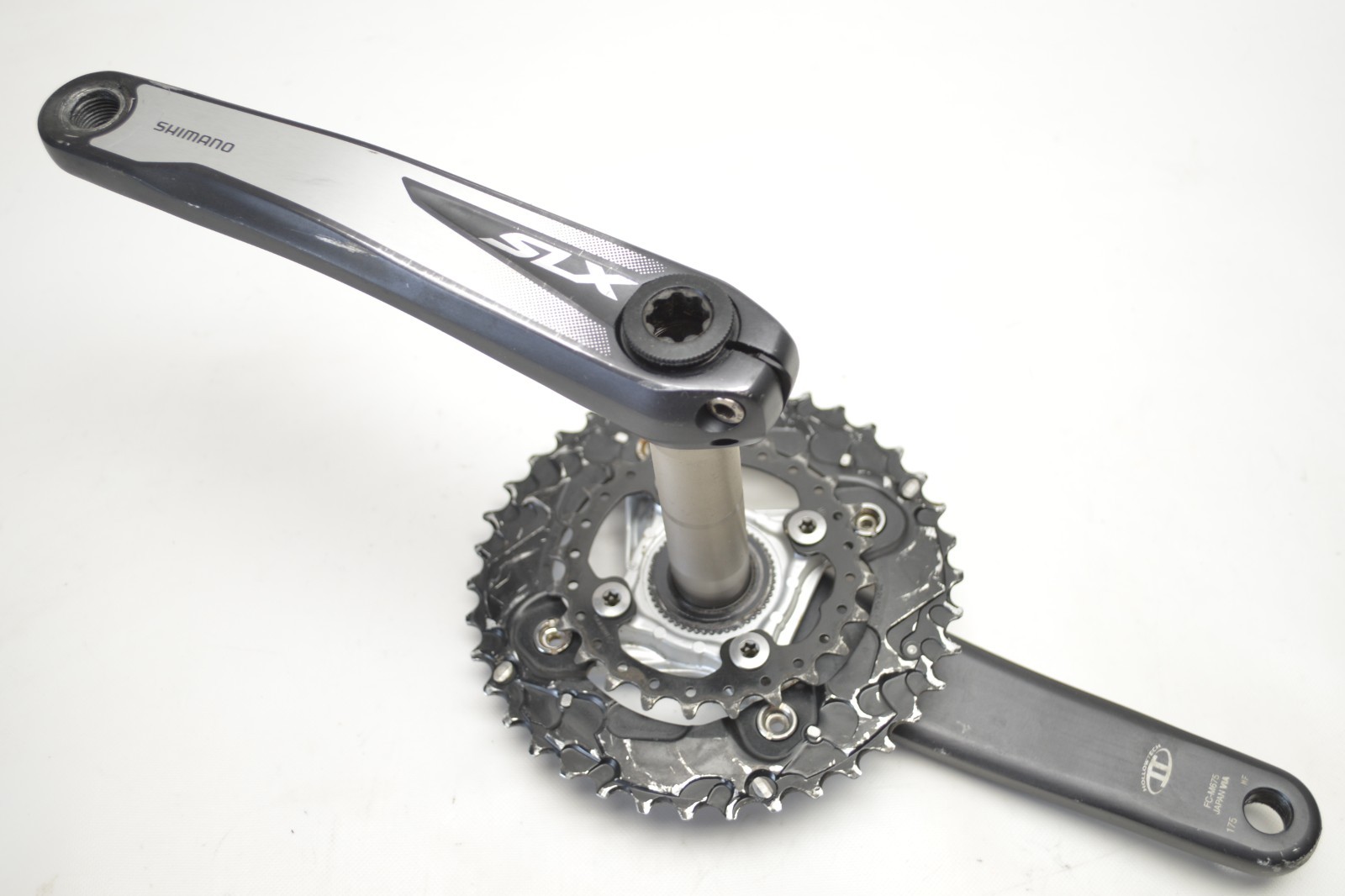SHIMANO SLX 10 S HOLLOWTECH II BICYCLE 175 MM 38/24 TOOTH 73 MM CRANKSET FC-M675