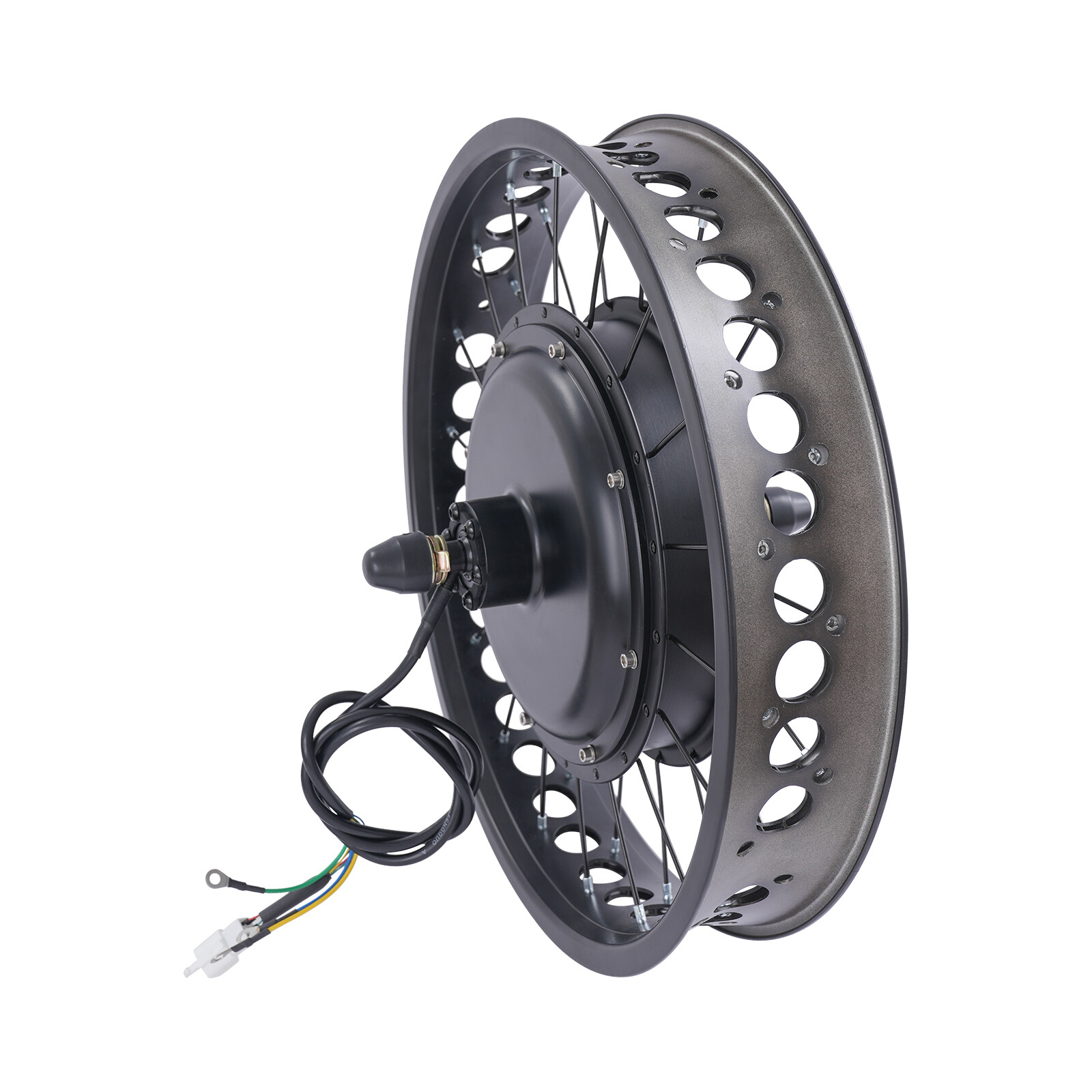 20″ 48V Fat Tire E-Bike Rear Wheel Hub Motor Electric Bike Conversion Kit 2000W