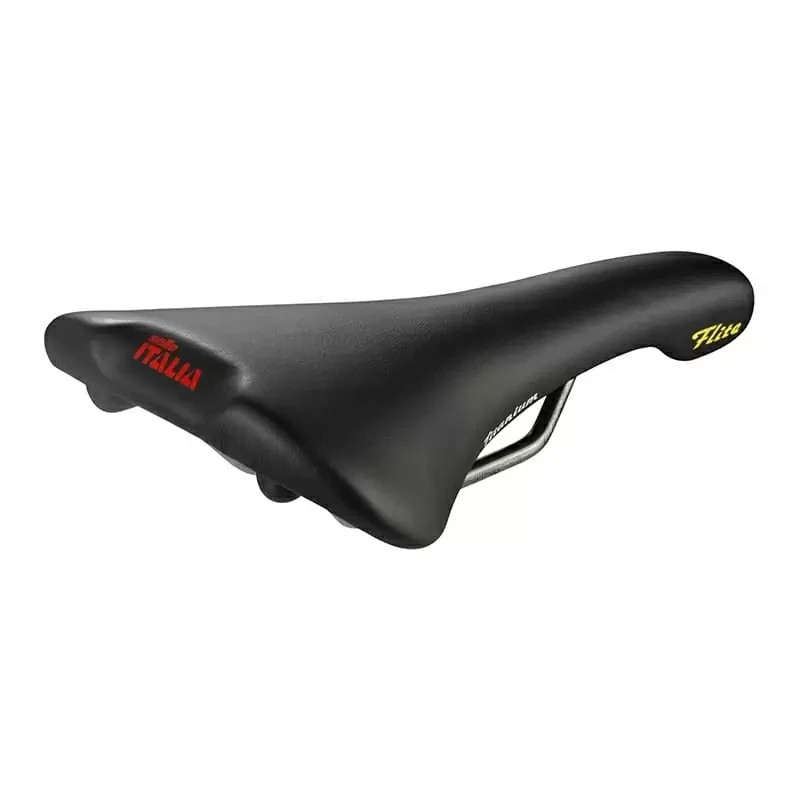 NEW 2023 SELLE ITALIA Flite 1990 Classic Titanium Rails Bicycle Saddle: Black