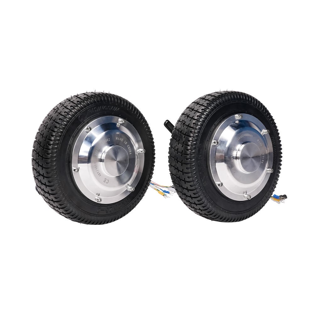 8 inch Low Speed Brushless Geared Motor For Robot BLDC Gear Hub Motor Wheel Kit