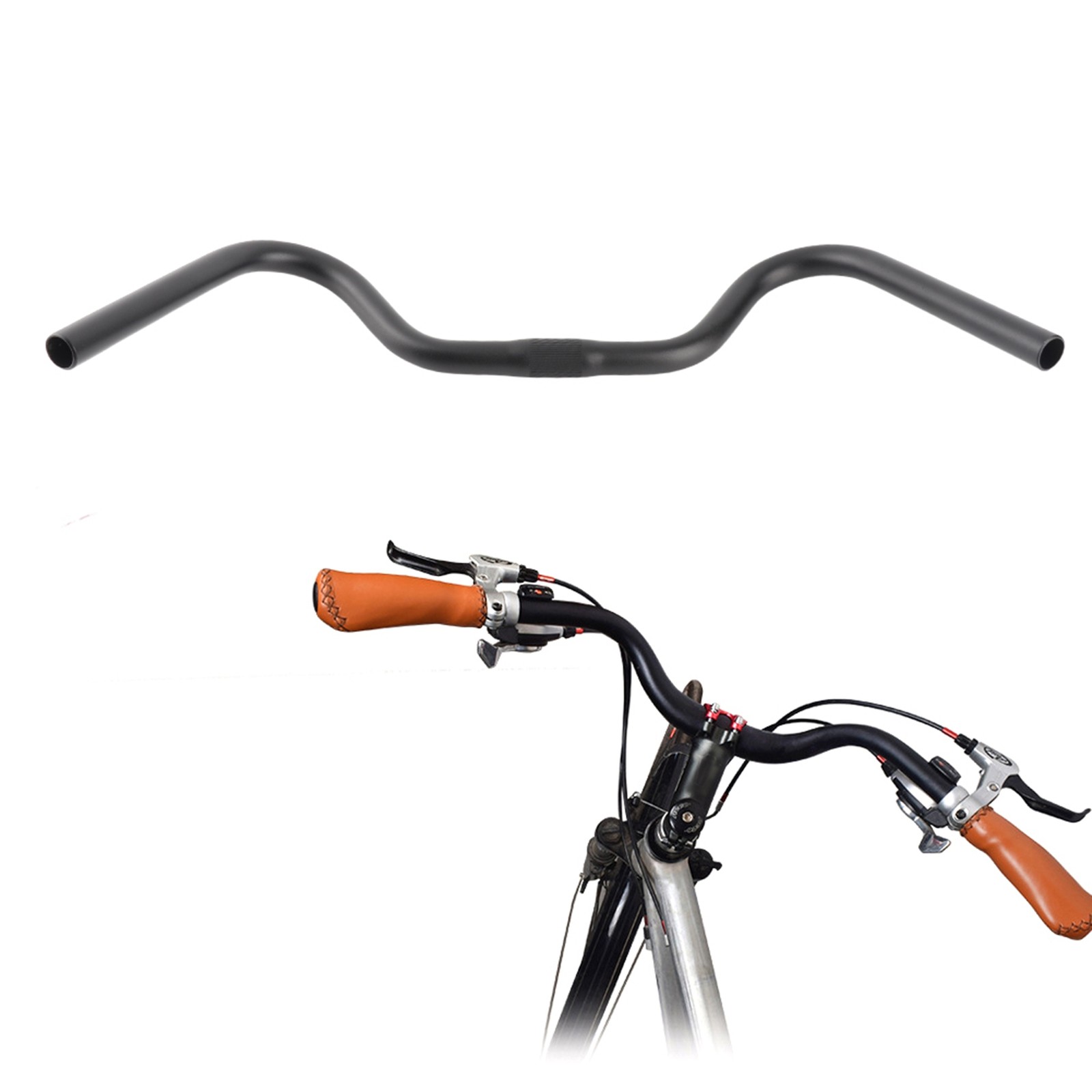 1 Vintage Classic Bike Handlebar Solid Aluminum Alloy For Cycling Enthusiasts