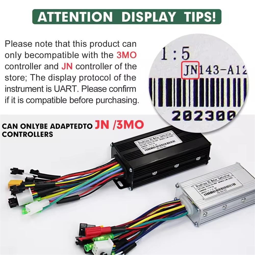 Electric Bike 24V 36V 48V 52V 60V 72V Speed Meter M5 LCD Display Panel Screen