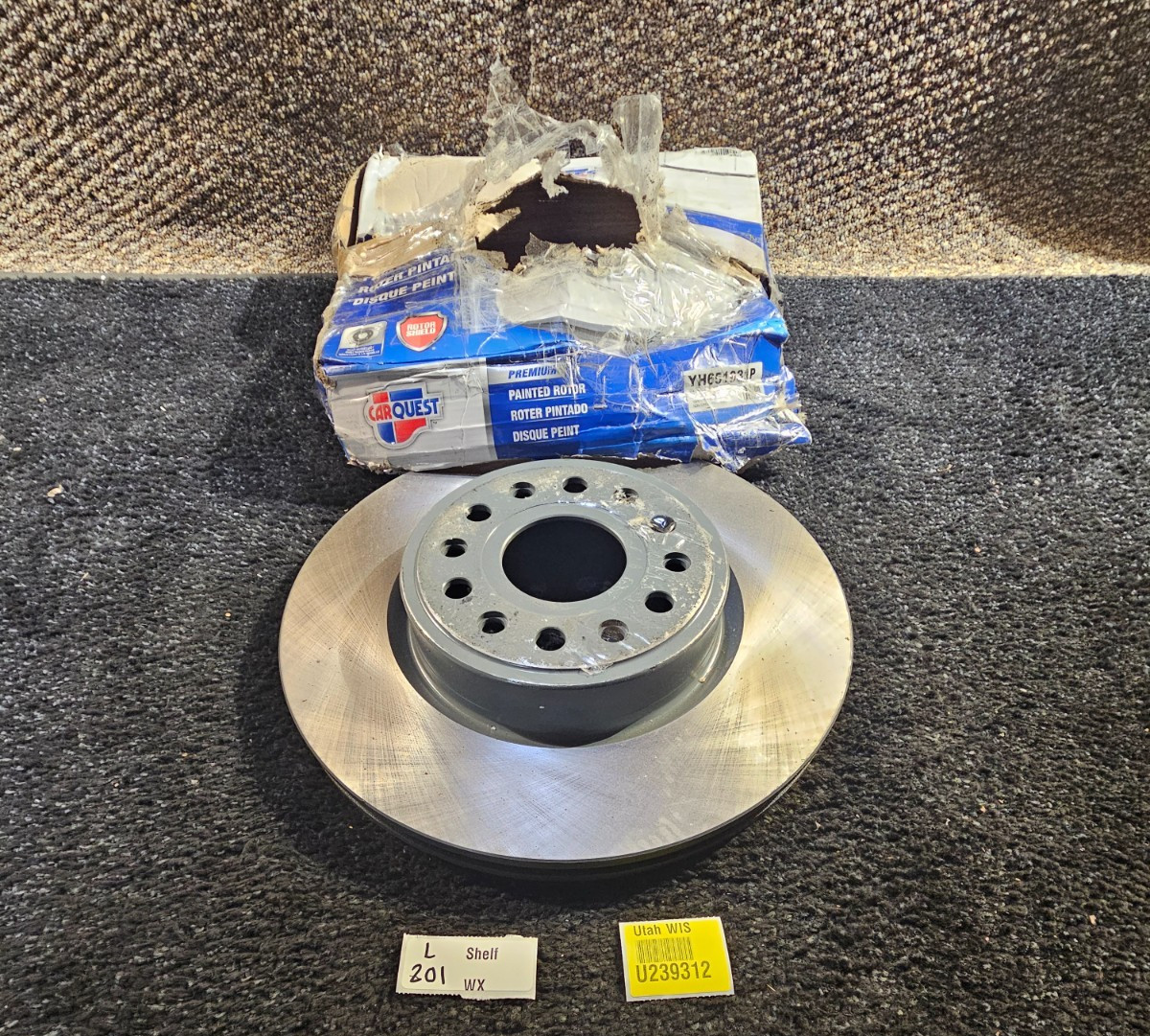 For Ram 1500 (2019-2025) Front Painted Disc Brake Rotor YH651931P