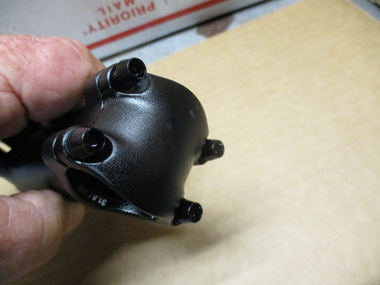 MSW Stem Length 100mm / Clamp 31.8mm / 25 Degree / Steerer 1 1/8 in Black MTB
