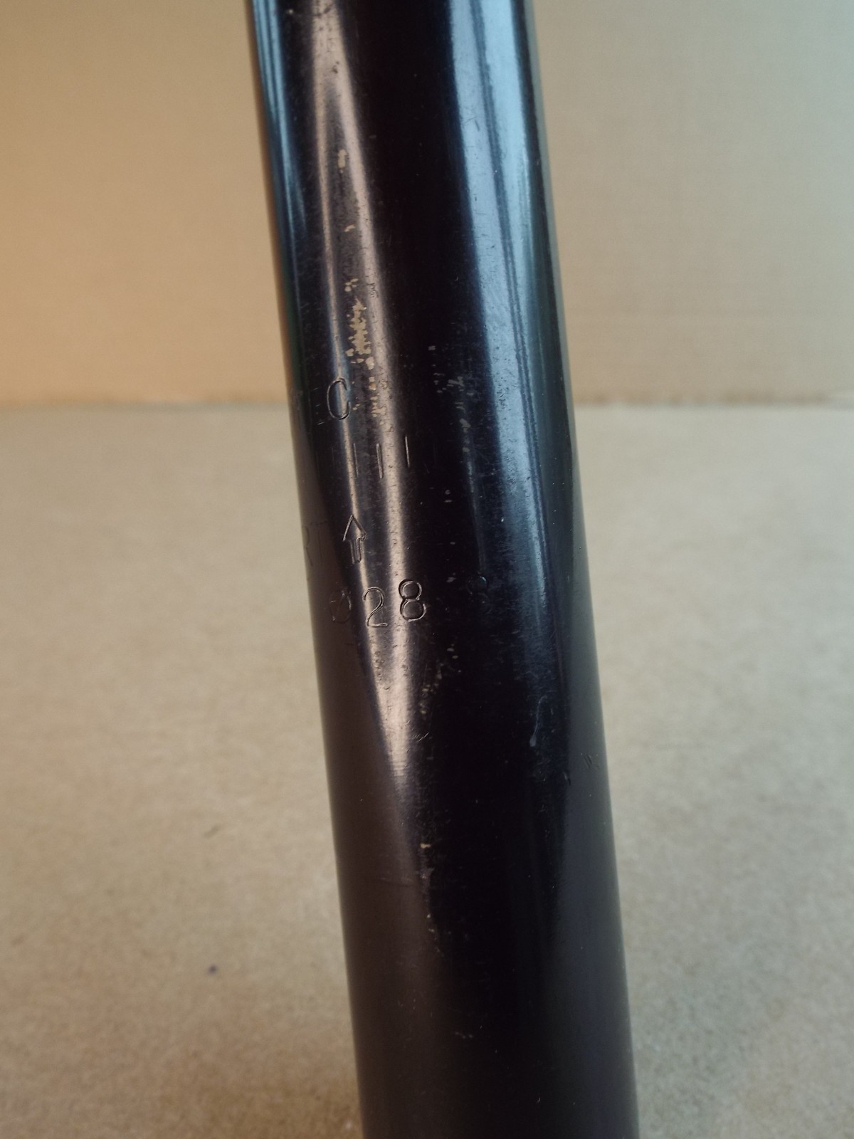 Leadtec Bicycle Black Straight Seat Post 28.8mm Length 305mm 12″ Nice New! (Read