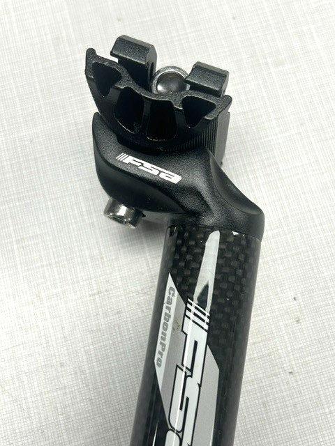 FSA Carbon Pro Carbon Fiber Wrapped Aluminum Seatpost 27.2mm x 300mm Black