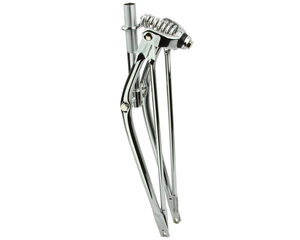F&R 26″Beach Cruiser Bicycle Bike Classic Straight Spring Fork Chrome.