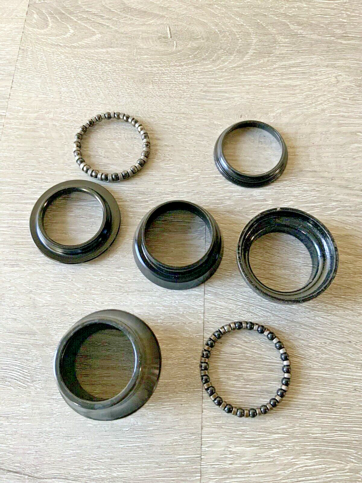 SEIKI HEADSET 1 1/8 INCH THREADLESS BLACK 126 GRAMS