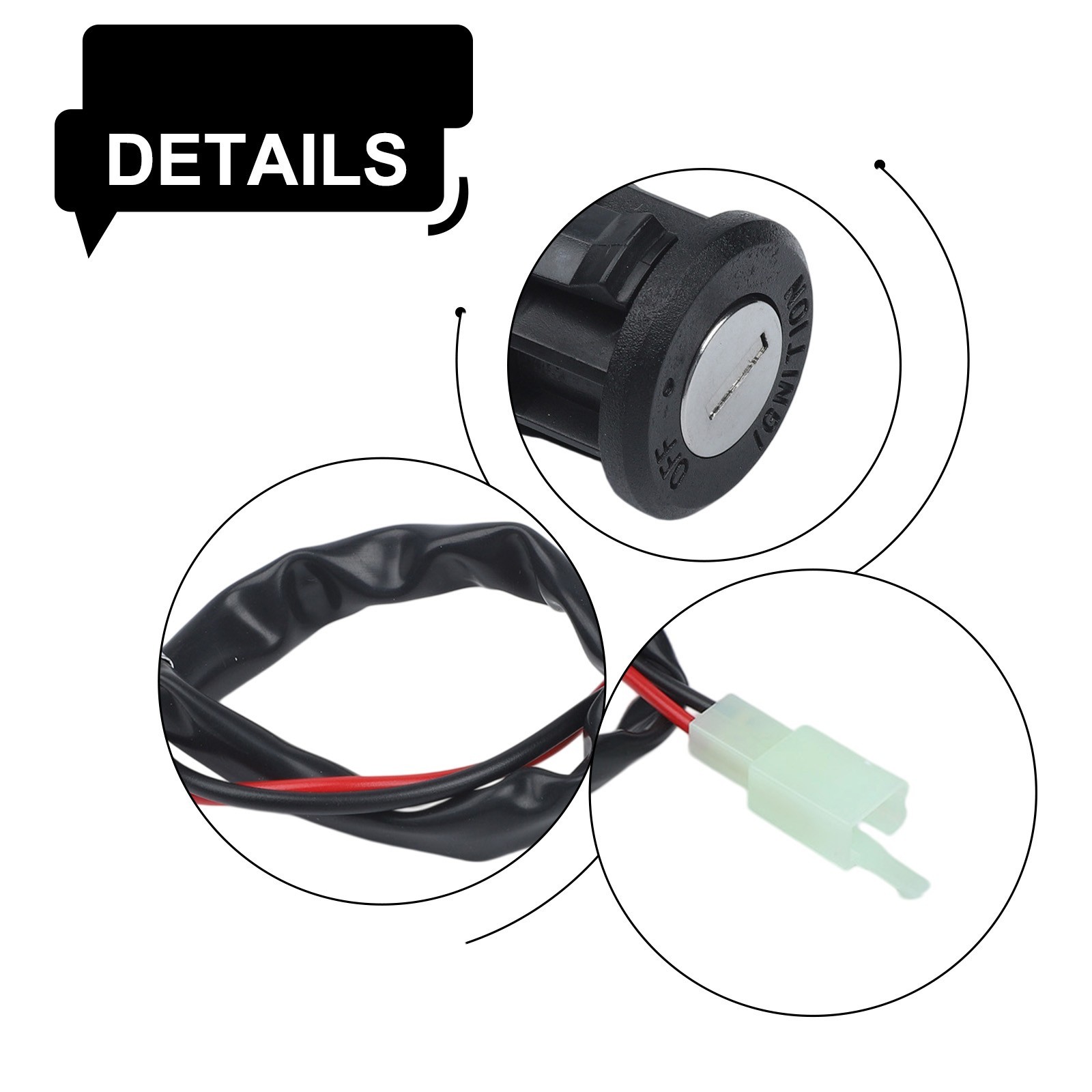 Lock+Key E-Bike Key LockKey MTB Position Replacement Scooter Accessories