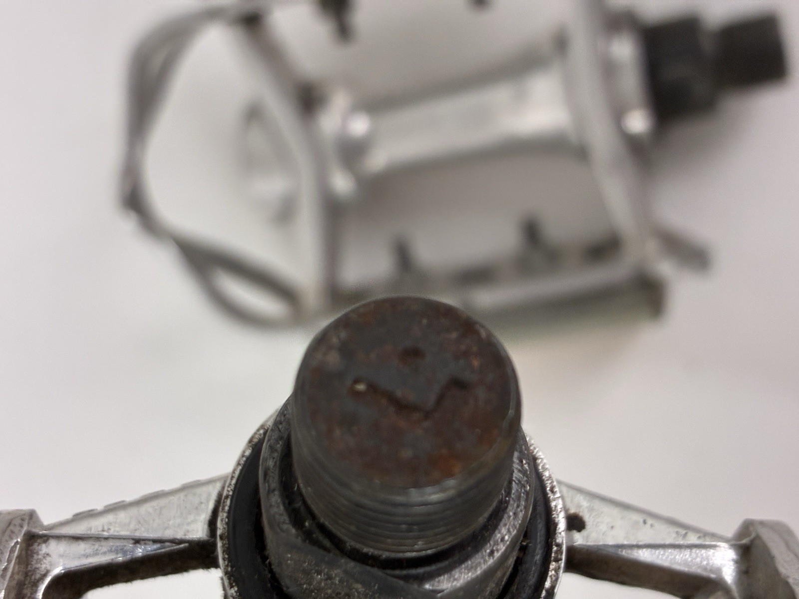 Vintage HTI Road Pedals 9/16 in Aluminum Silver A19 1980s Bike