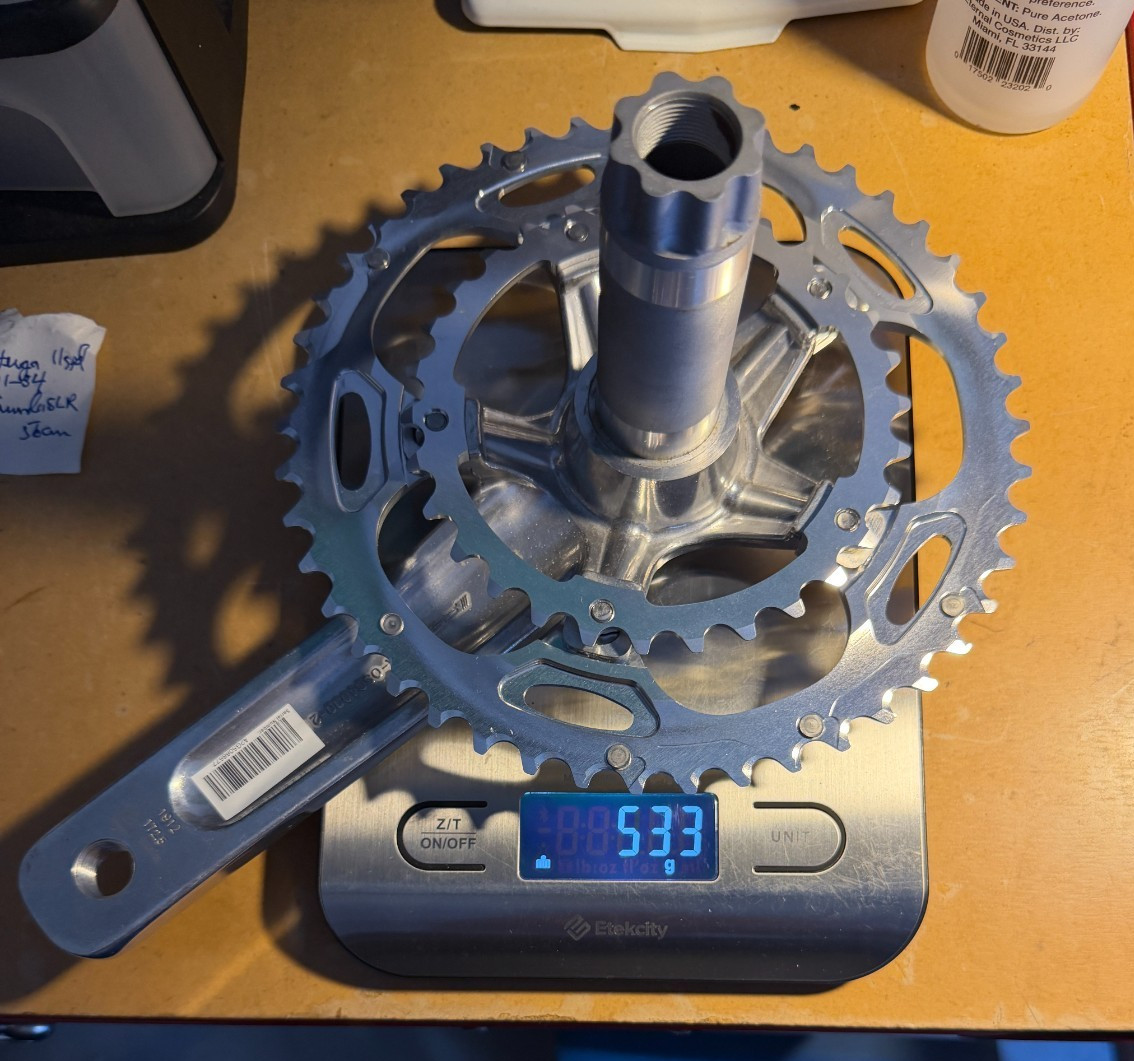 FSA Omega BB30 crankset 172.5mm, 46/30, 10/11 spd, BCD 110, new