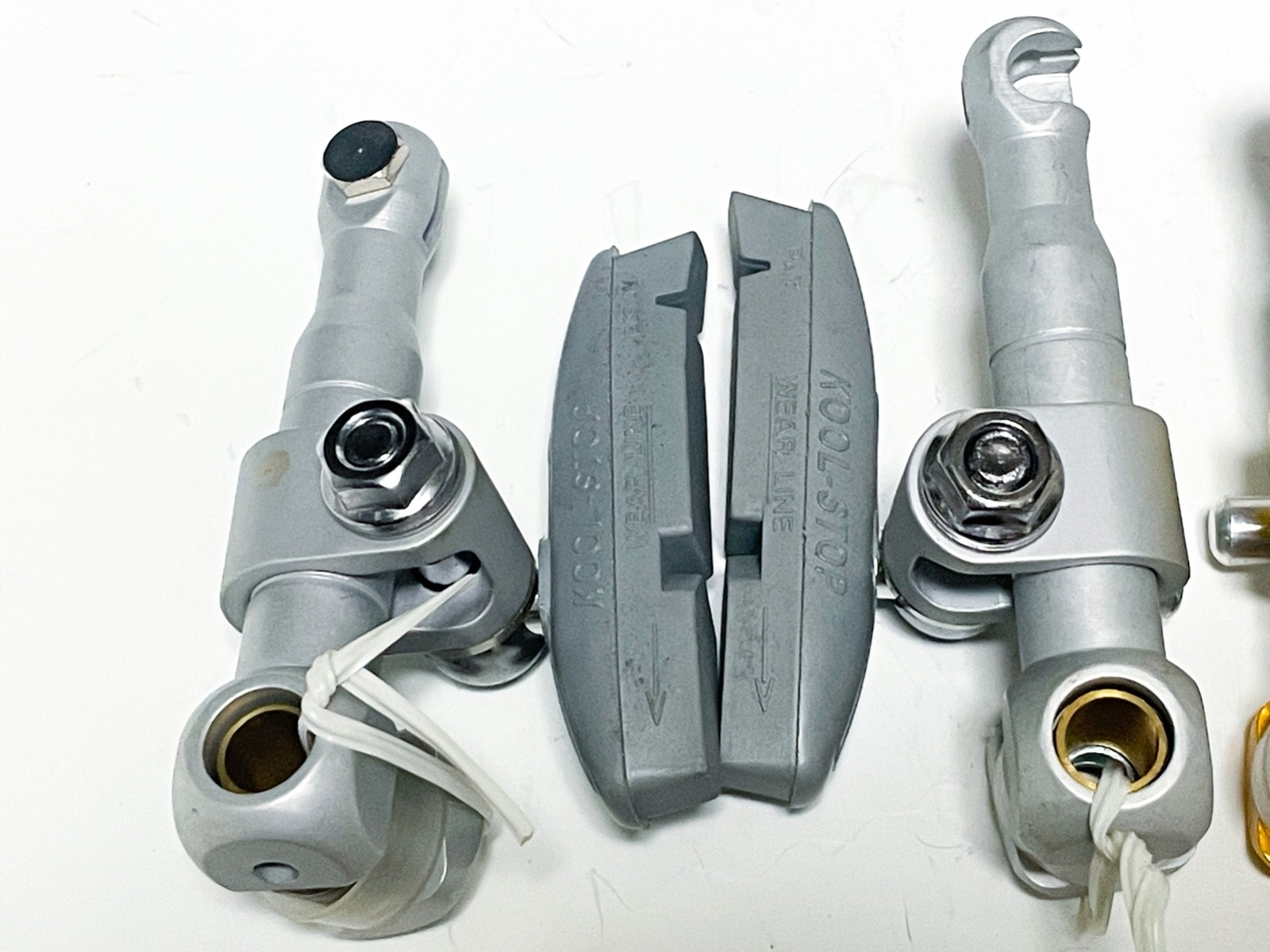 NOS TEKTRO RBP CNC Machined Cantilever Brake Set Front Rear Silver Gold 90s MTB