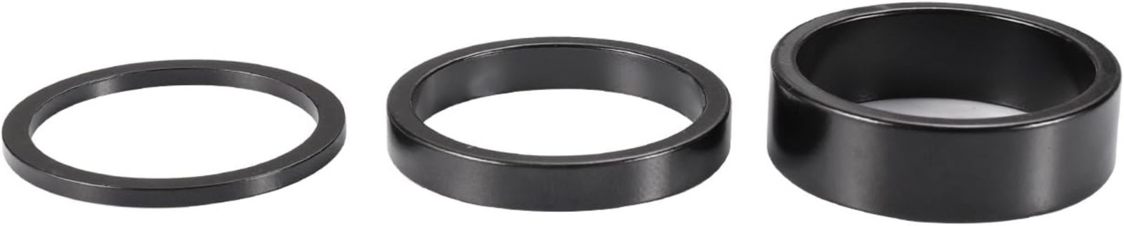 Versatile Aluminum Alloy Headset Spacer Set – 8 Pieces for Easy Bike Adjustments