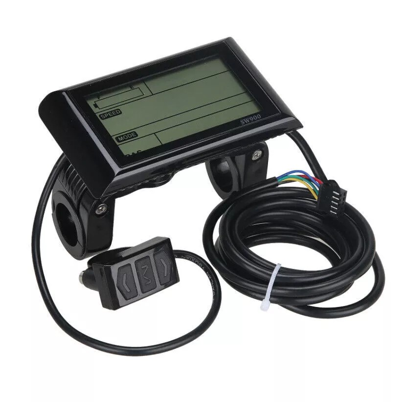 Ebike 36V 48V 52V 1500W 45A 3-Mode Sine Wave Controller EN06 SW900 UKC1 Display