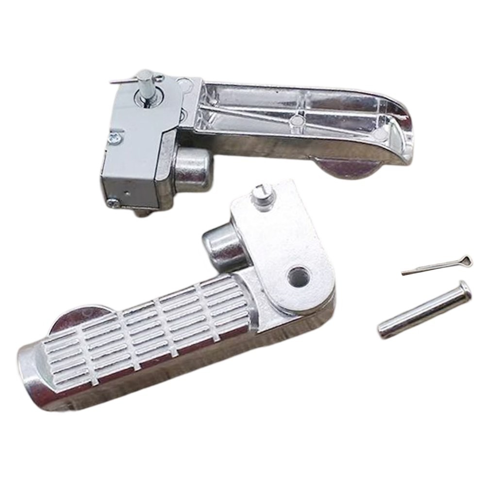 Aluminum Alloy E Bike Pegs Easy Install Folding Pedals For Comfortable Riding