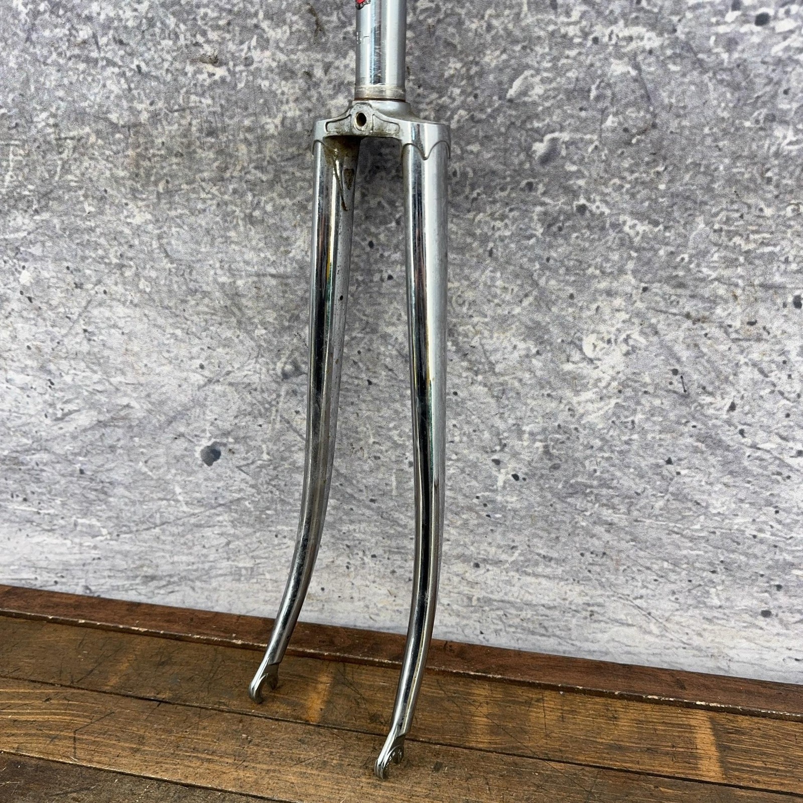 Vintage Tange TR 700c Fork 1 In Threaded Road Lugged Chrome Japan Stee80s