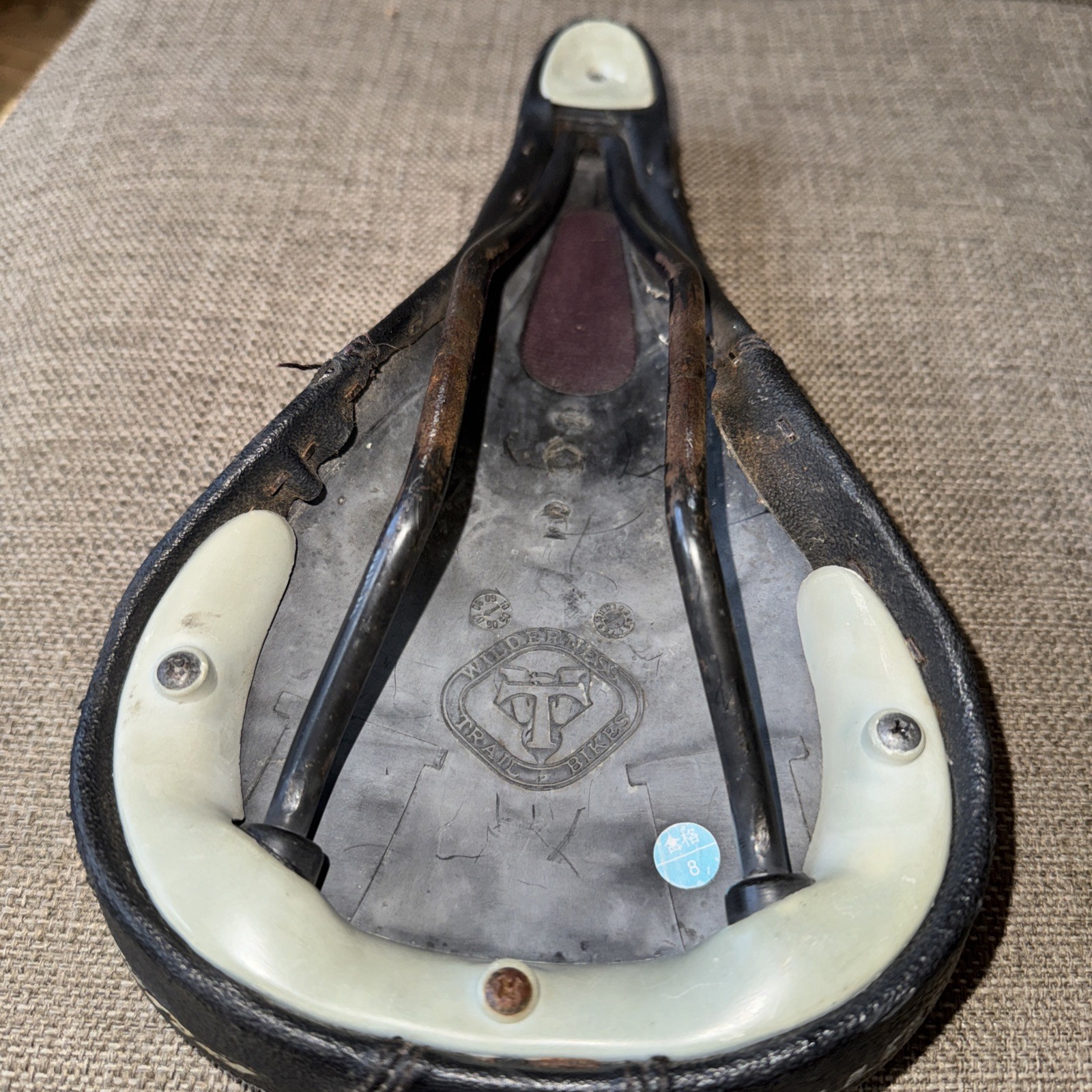 WTB Vintage Saddle Seat Black Wilderness Trail Bikes Cycling