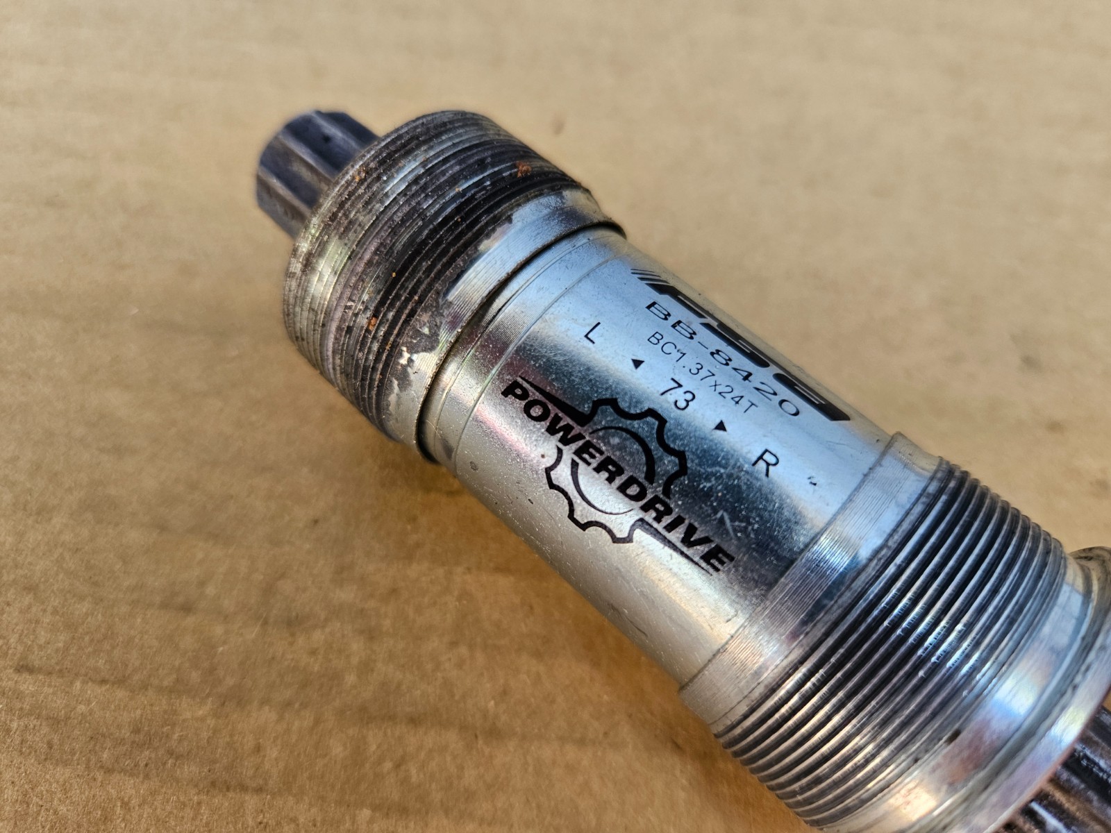 FSA BB-8420 PowerDrive Bottom Bracket 73mm Shell 113mm Spindle English Threaded