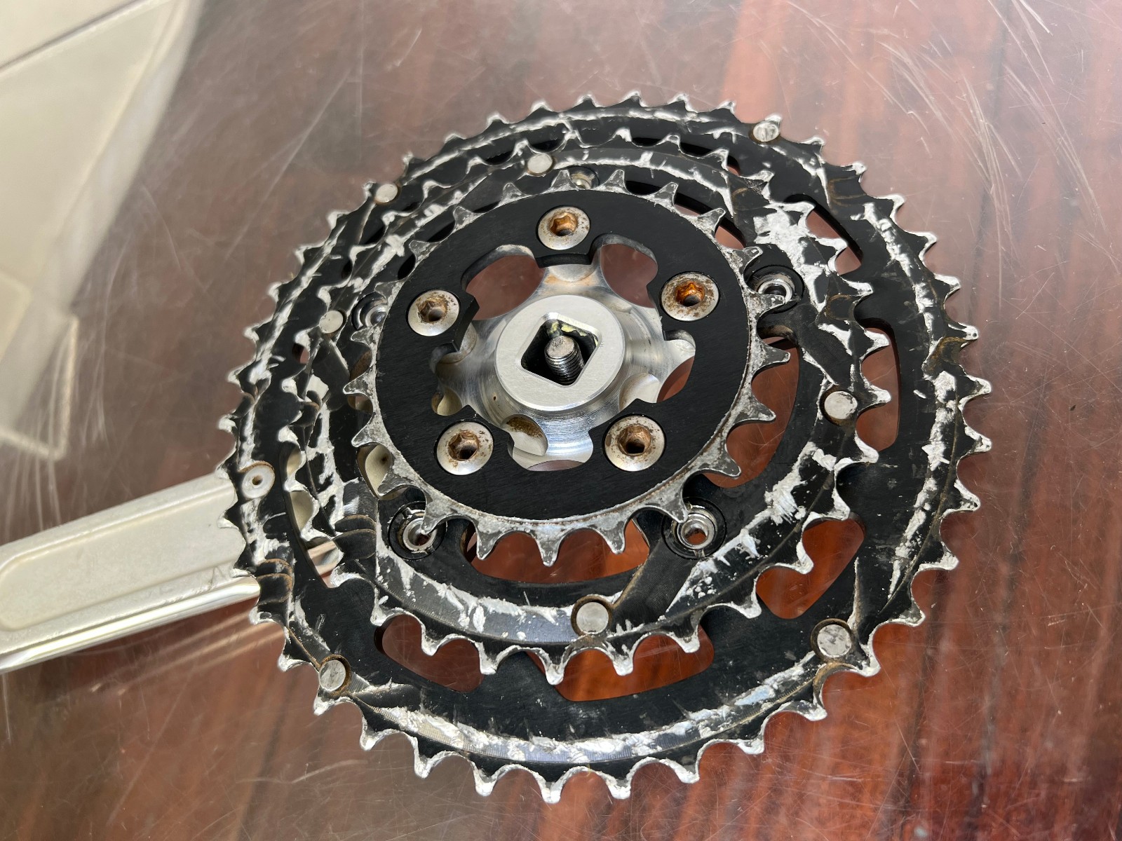Vintage Race Face Forged Triple Crankset 42/32/22 175mm 5-Arm 8 Speed Retro MTB
