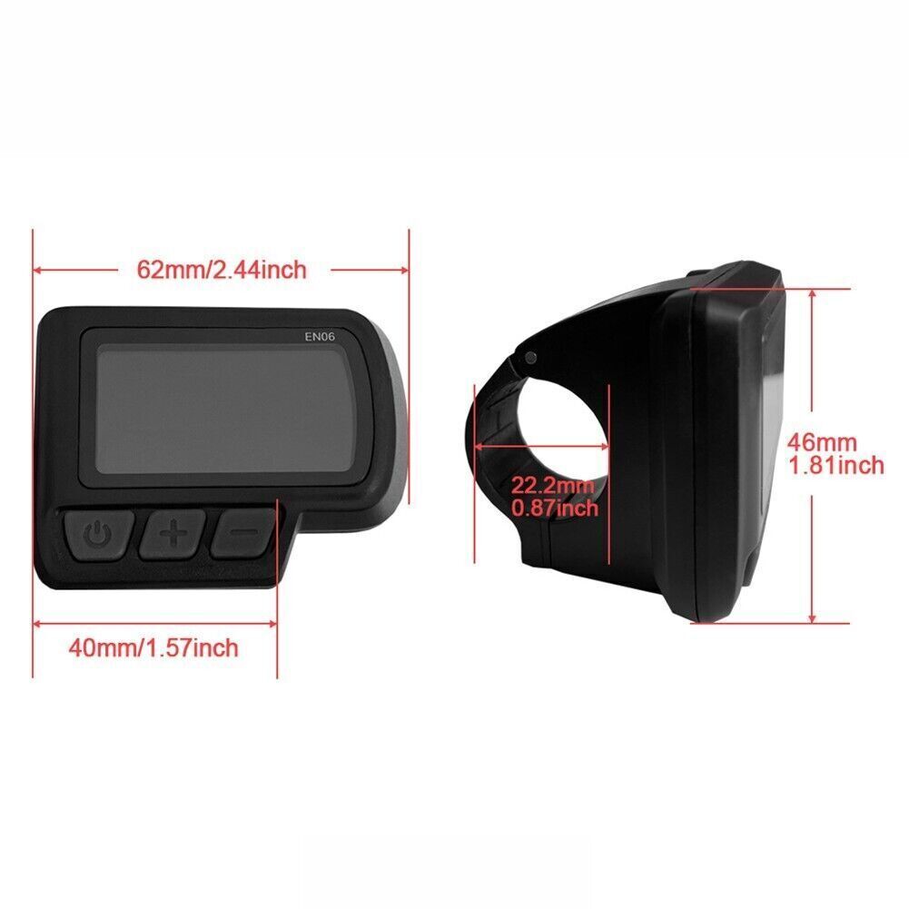 48V 52V 60V 72V E-bike Controller 1500W-3000W 3-Mode Sinewave LCD Display Kits