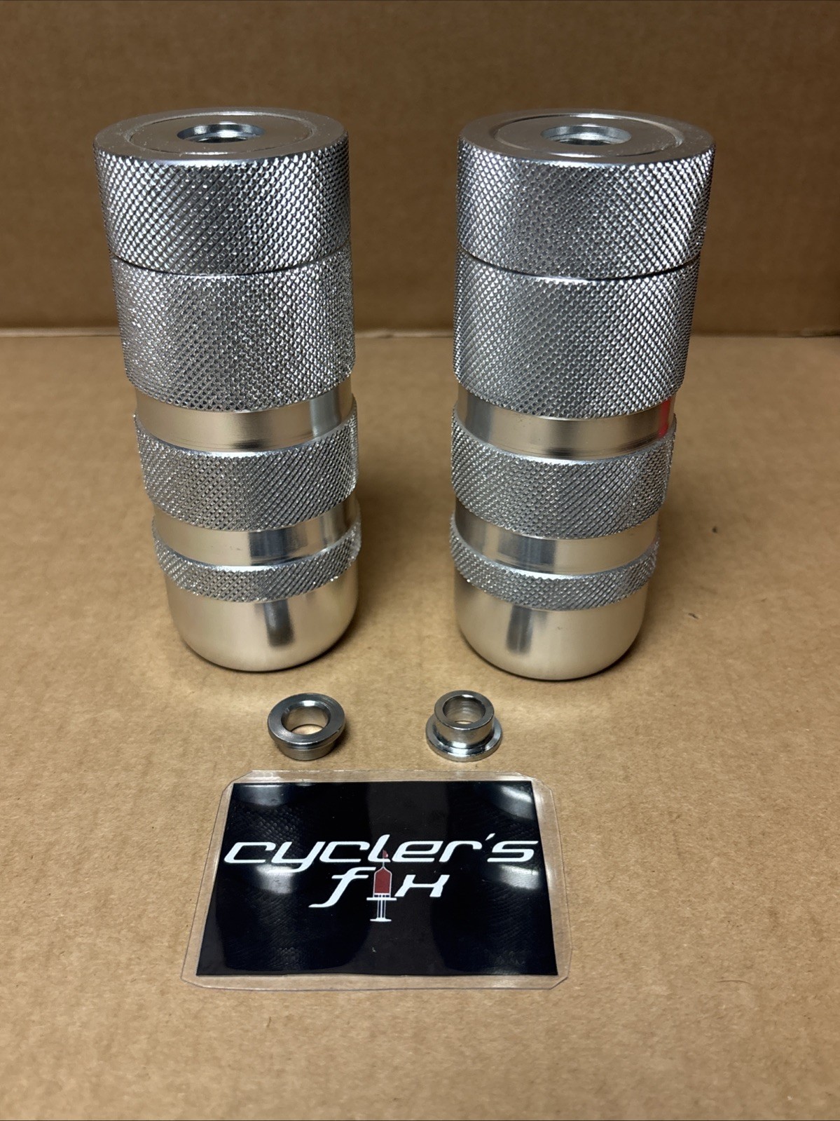 NOS Odyssey Strong Island 3/8|14mm Oversized Alloy BMX Pegs Fit: GT Pac-Man Dyno