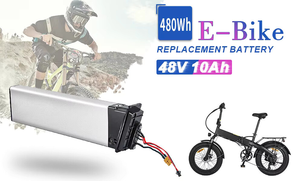 for SAMEBIKE BEZIOR KAISDA 48V 10Ah Electric Bike Li-ion Battery Replacement