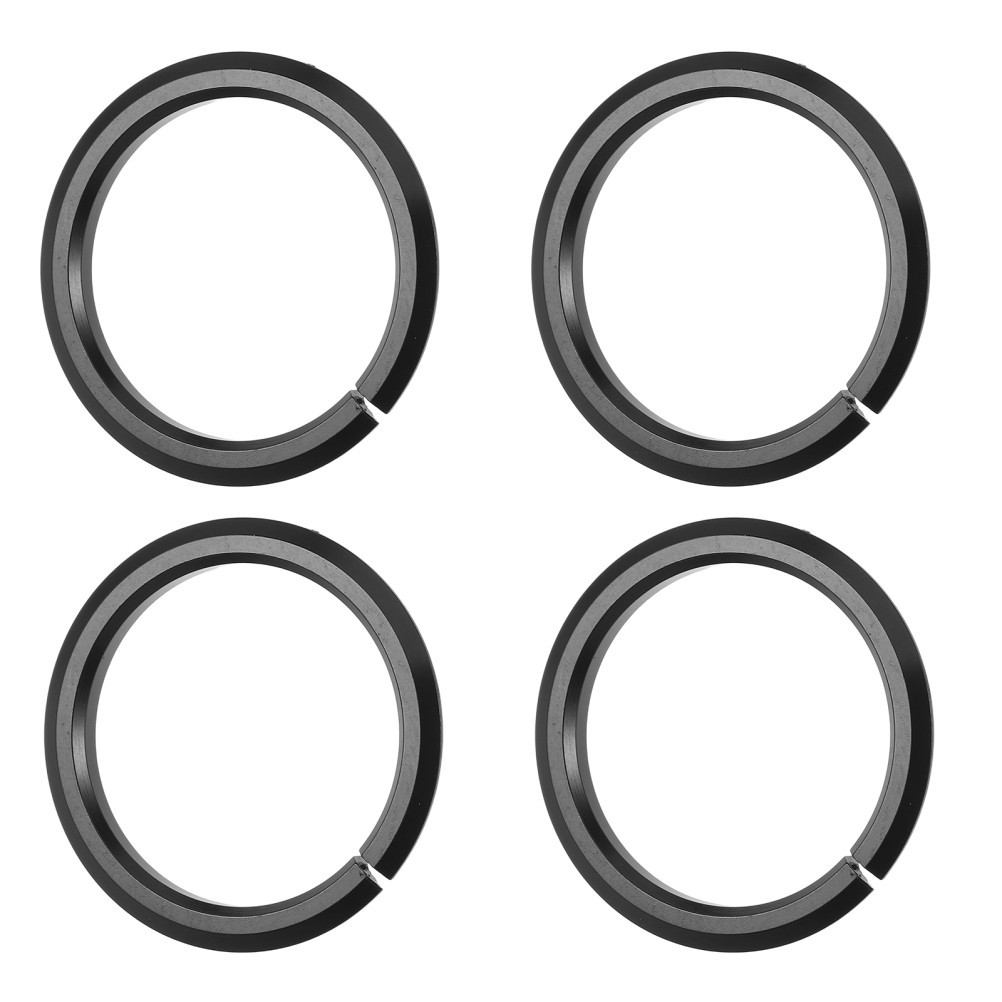4 Pcs Bicycle Bottom Gasket Headset Base Ring Aluminum Alloy Front Fork Spacer