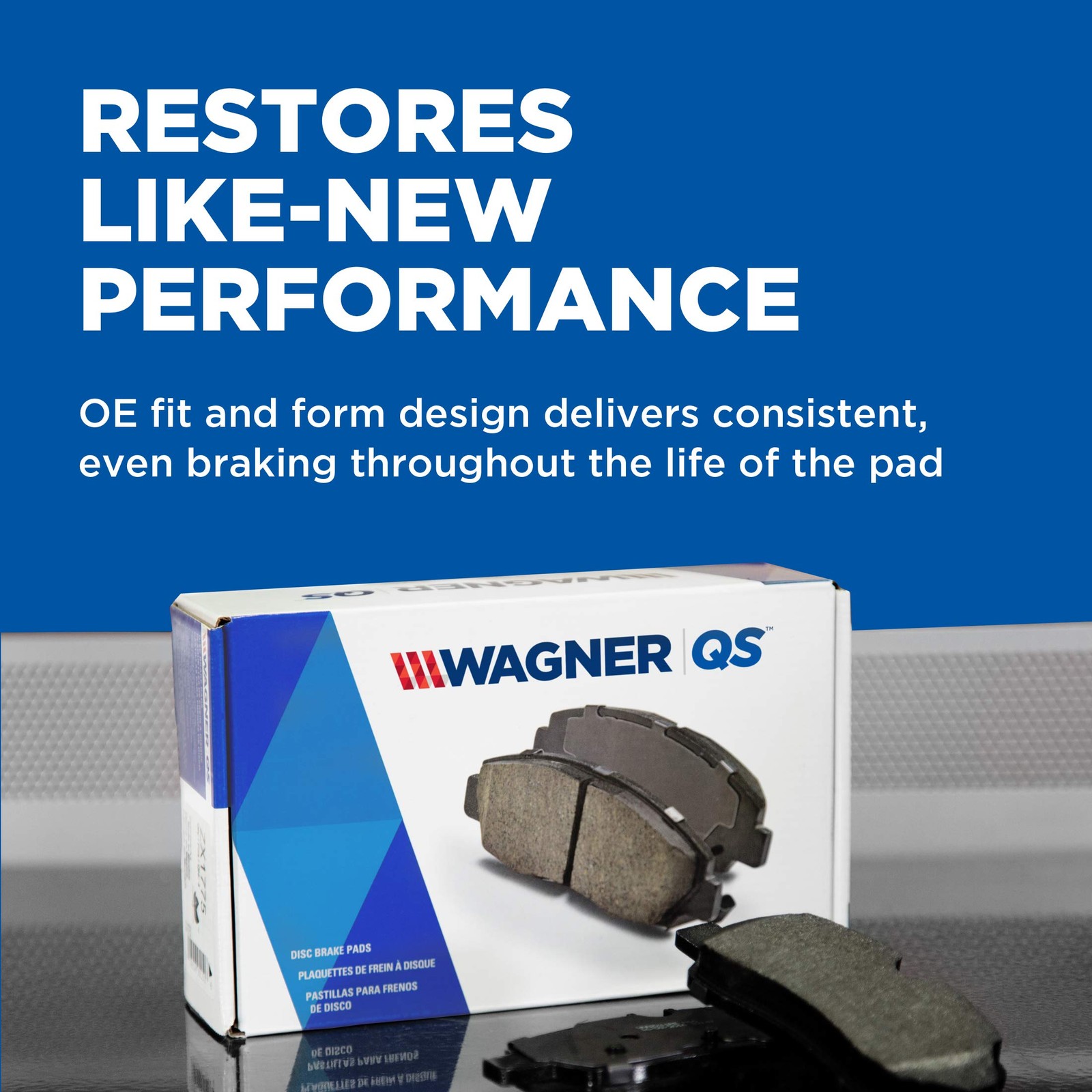 Wagner Quickstop Zd732 Rear Disc Brake Pad Set For 2004 Chevrolet Corvette