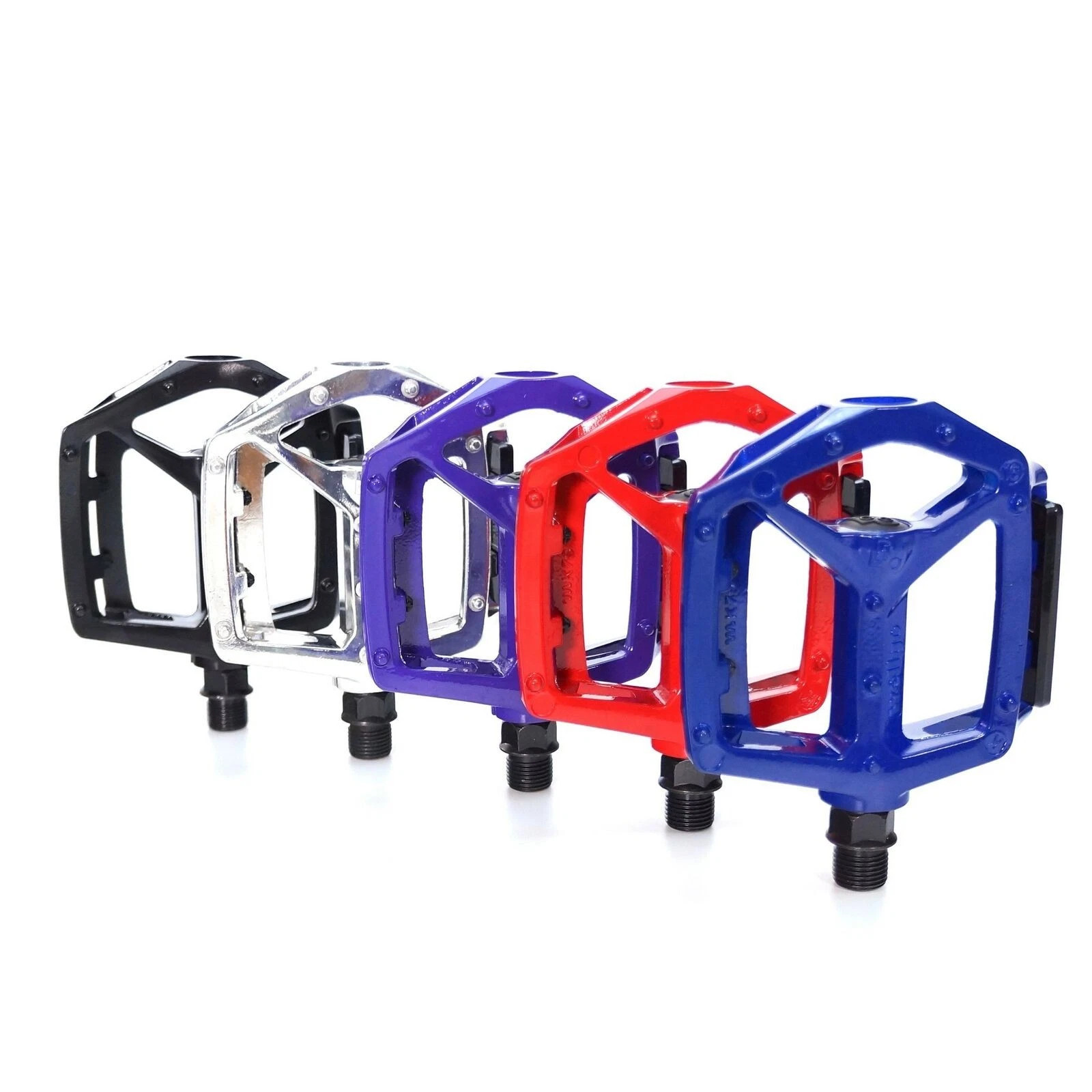 WELLGO MG-3 Fixed Pin Bike 9/16” Pedals for MTB BMX DH Platform Black Red Blue