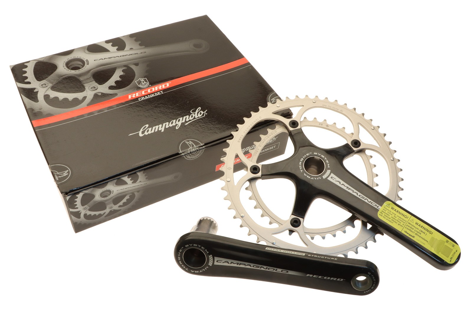 Campagnolo Record Carbon Crankset 53/39T 10 Speed 170mm 2007 NEW NOS
