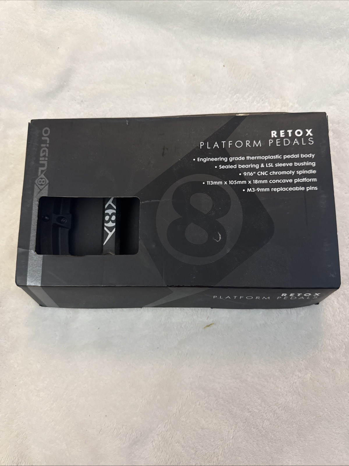 Origin8 Retox Platform 9/16in Black | Sealed Bearing And LSL Sleeve Bushing