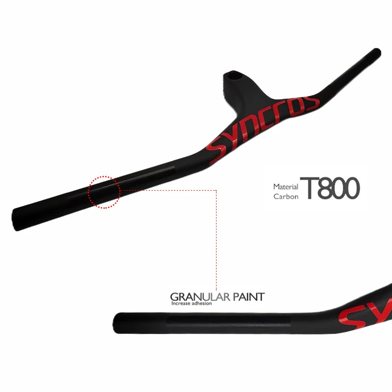 28.6mm -17Degree Carbon Integrated Cockpit Handlebar for Mountain Bike 660~800mm