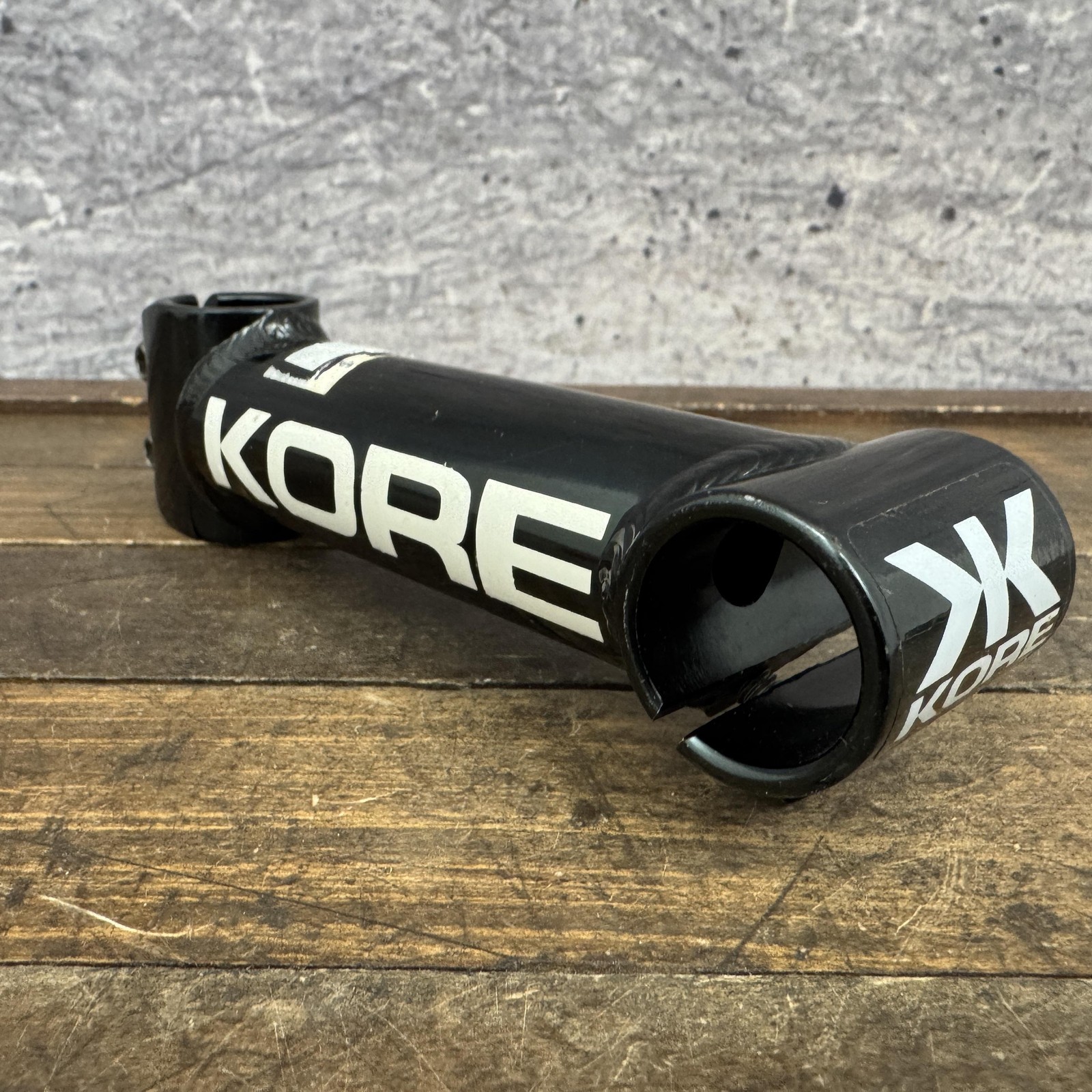 Vintage KORE Bike Stem 1in Threadless NOS 25.4 Clamp 135mm 7° Black 1994 MTB 94