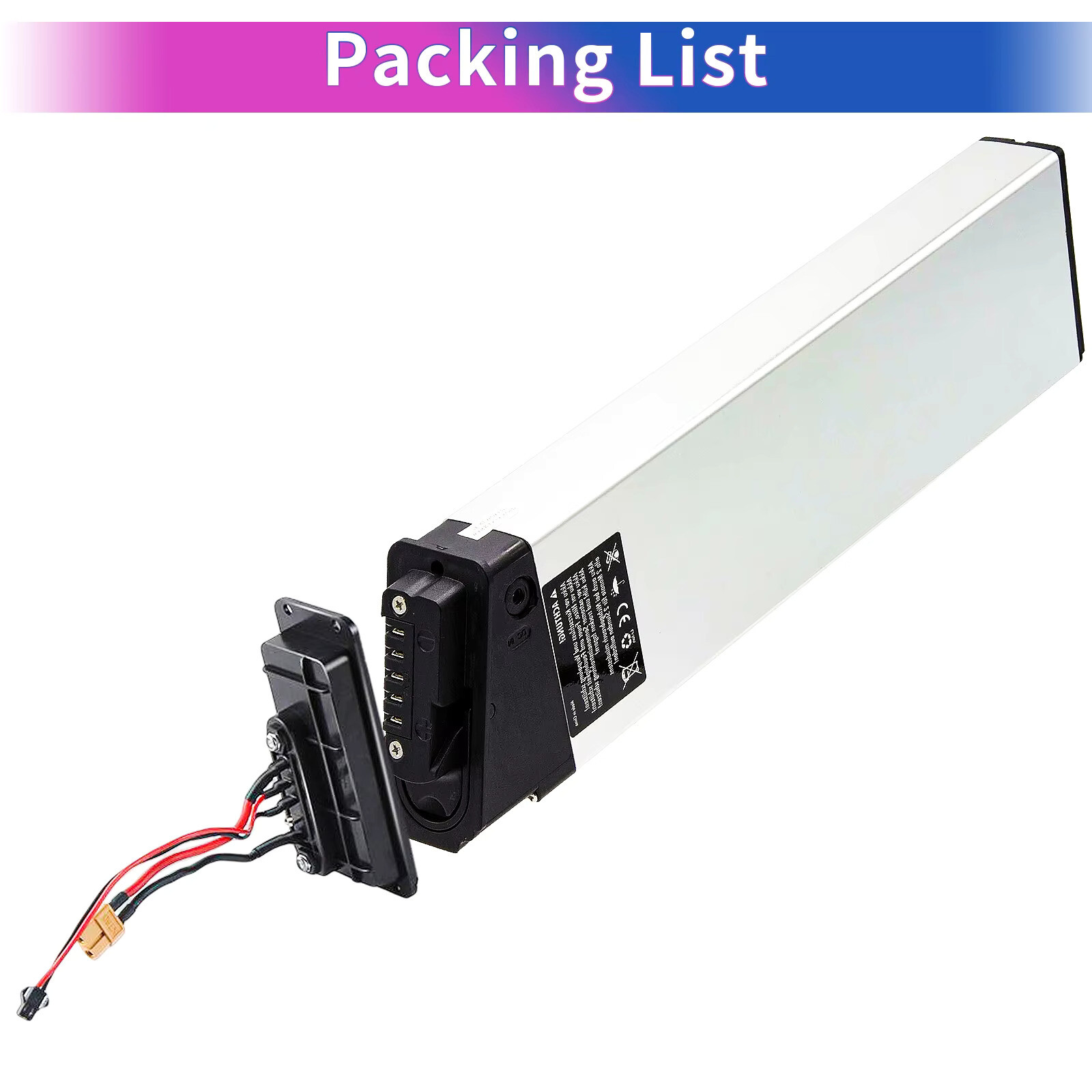 for SAMEBIKE BEZIOR KAISDA 48V 10Ah Electric Bike Li-ion Battery Replacement