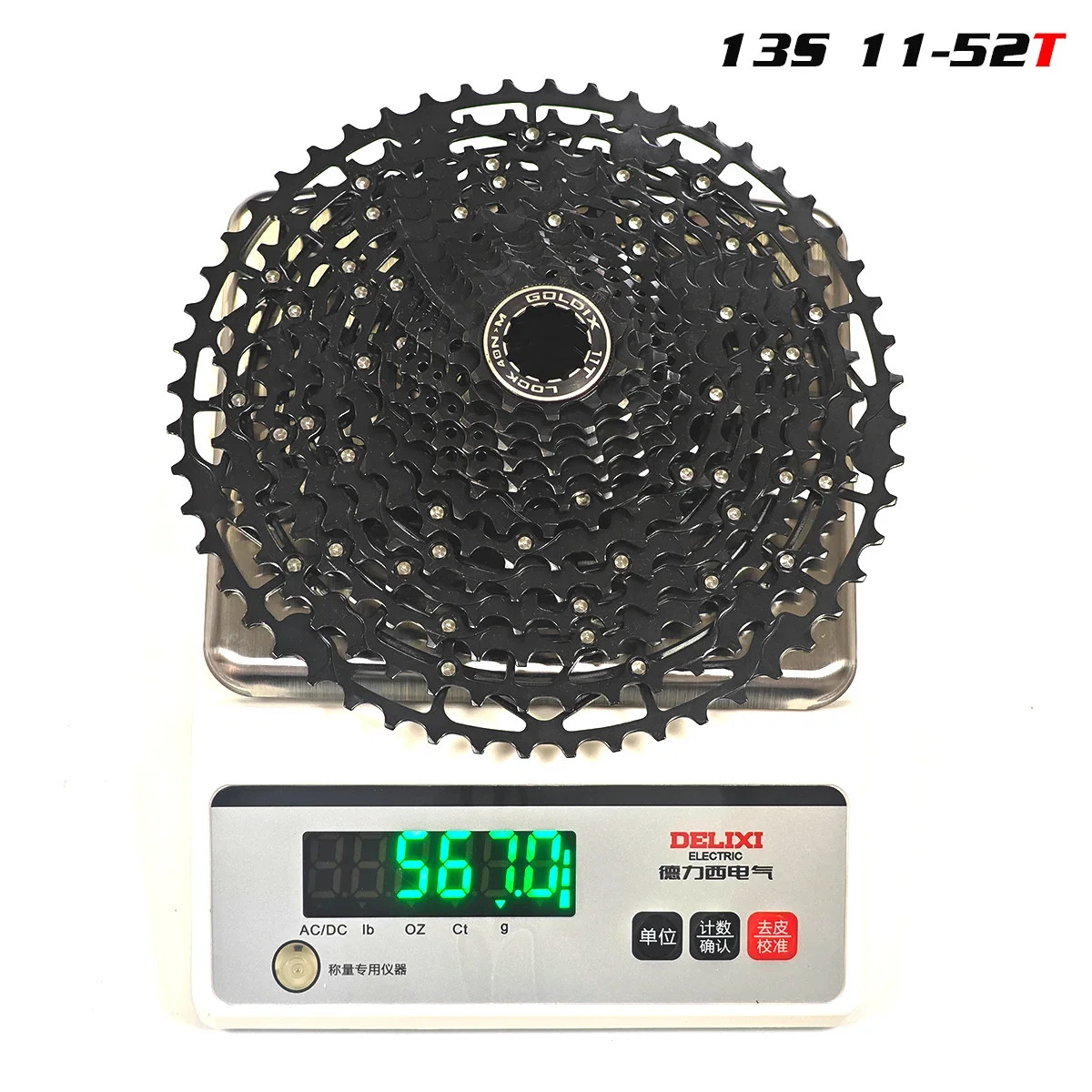 GOLDIX Bike Cassette HG Freewheel 9-13 Speed 11T-52T Carbon Steel MTB