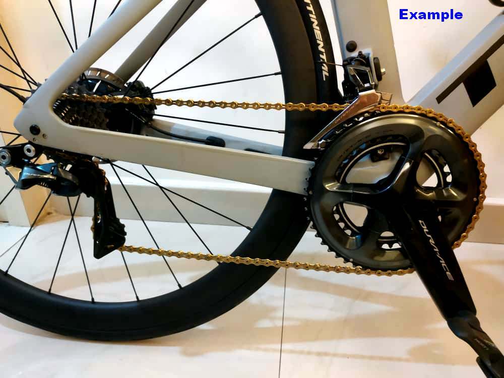 SwishTi Road MTB Cycling 11s Bike Chains for Shimano/Campagnolo/Sram use Gold