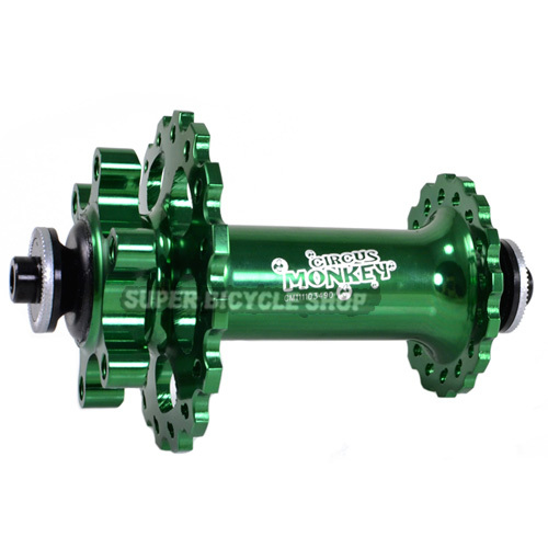 Circus Monkey HDW2 MTB Front Disc Hub,24 Hole,Green