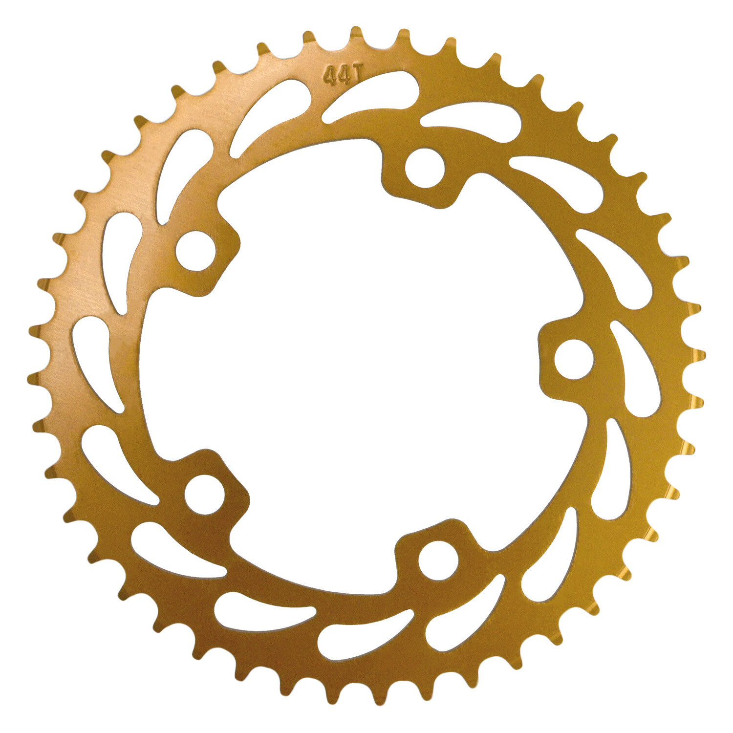 WFS Helix Chainring 44T 1/8" 110mm Old School BMX Single Speed Fixie , Gold