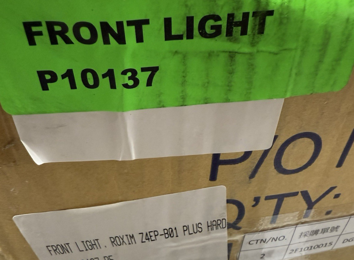 Roxim Stromer Super 73 E-Bike Front Light Z4E Pro w/ RB3 Button (OEM) *NEW*