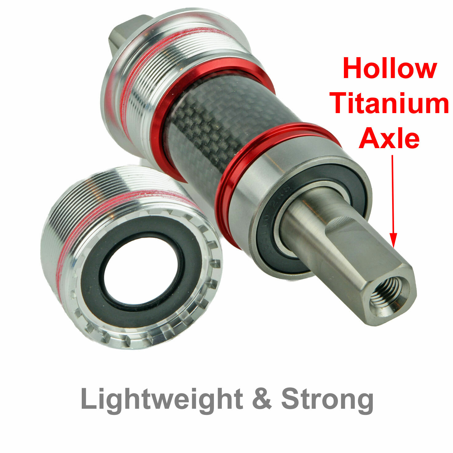 OMNI Racer Square Taper Titanium Bottom Bracket Campagnolo Record Chorus 68×102