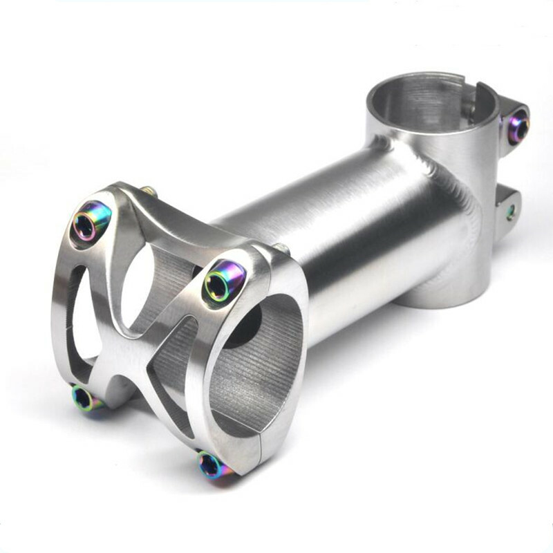 Titanium MTB Road Bike Bicycle Handlebar Stem 1″ 25.4mm 31.8mm 50-120mm 5°