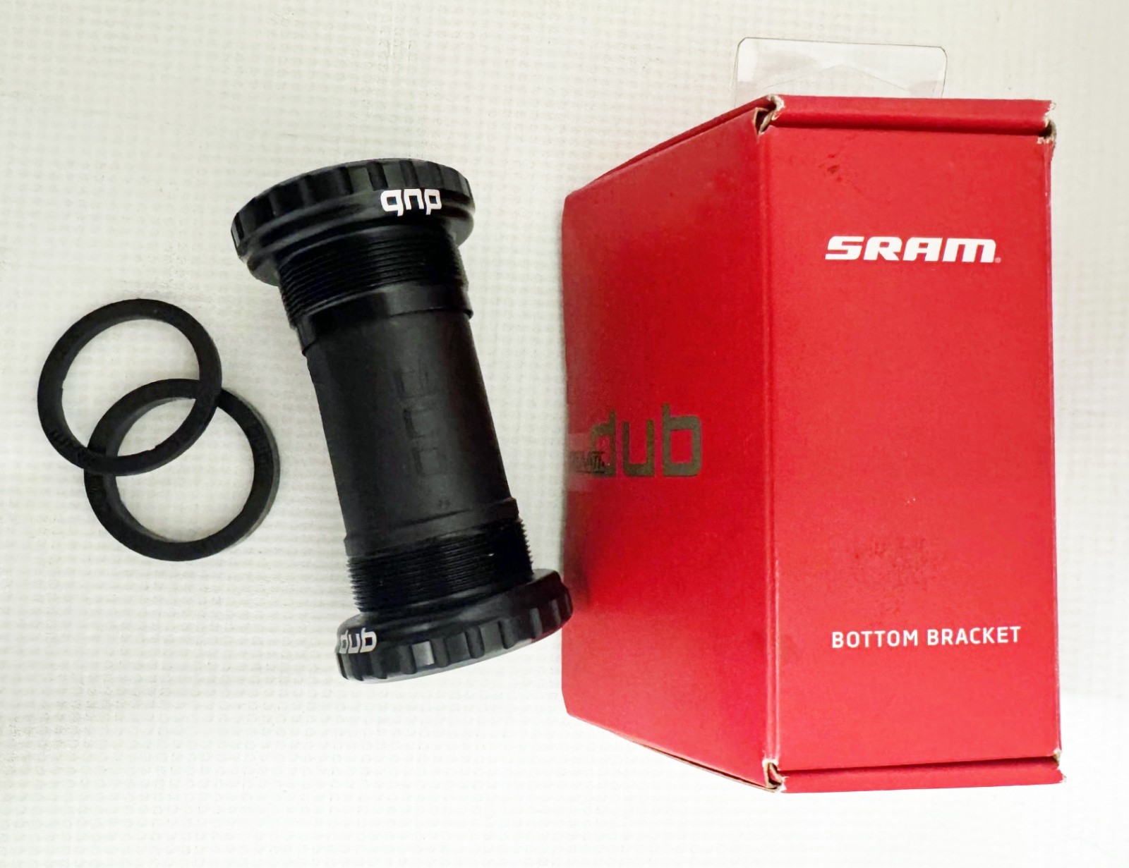 SRAM DUB Wide English Bottom Bracket – English/BSA, 68mm, Road, Black
