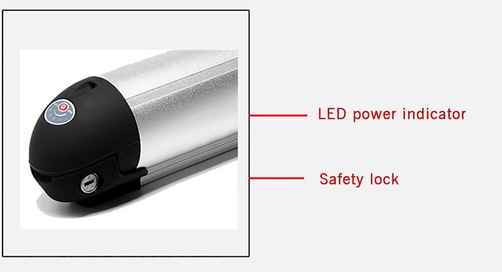 36-52V 10-18ah Electric Bicycle Water Bottle Battery For 200W-750W Motor