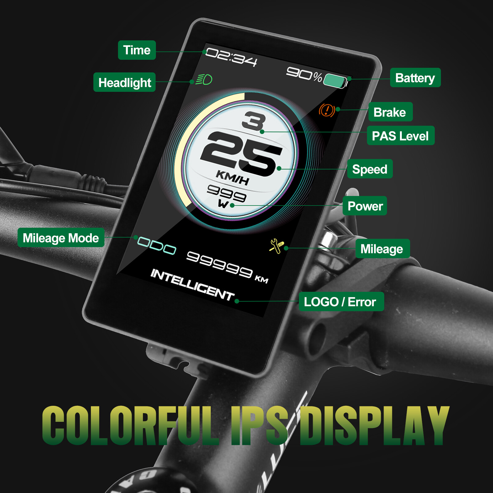 BAFANG EKD01 P860ML Display For Electric Bike Mid Drive Motor BBS01 BBS02 BBS-HD
